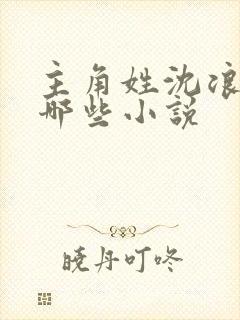 主角姓沈浪的有哪些小说