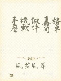 手机做表格用什么软件简单又方便