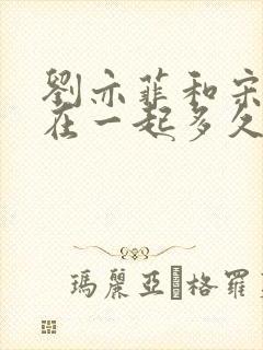 刘亦菲和宋承宪在一起多久