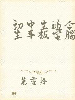 初中生适合用学生平板电脑吗