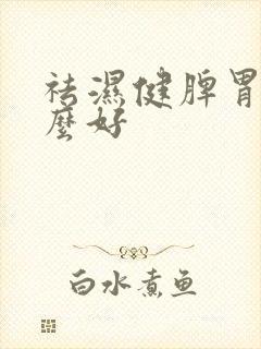祛湿健脾胃吃什么好