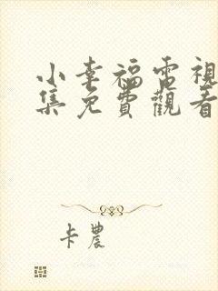 小幸福电视剧全集免费观看