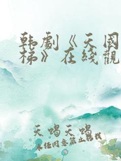 韩剧《天国的阶梯》在线观看