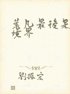 叶凡最后是什么境界 叶凡最后是什么境界