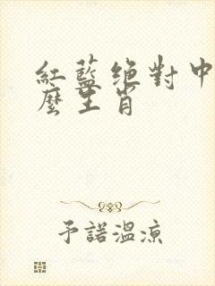 红蓝绝对中是什么生肖