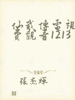 仙武传电视剧免费观看1213 仙武传电视剧免费观看1213