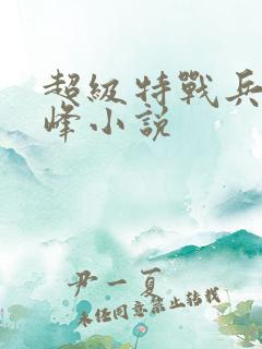 超级特战兵王张峰小说