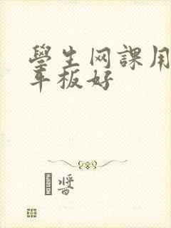 学生网课用什么平板好