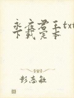 永夜君王txt下载完本