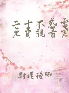 二十不惑电视剧免费观看完整版40集