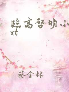 临高启明小说txt