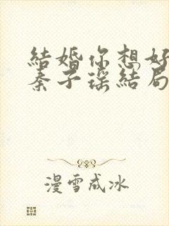 结婚你想好了么秦子瑶结局