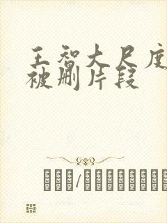 王智大尺度床戏被删片段
