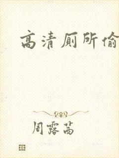 高清厕所偷拍