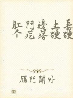肛门边上长了一个疙瘩硬硬的痒 肛门边上长了一个疙瘩硬硬的痒