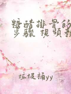 糖醋排骨的做法步骤 视频教程
