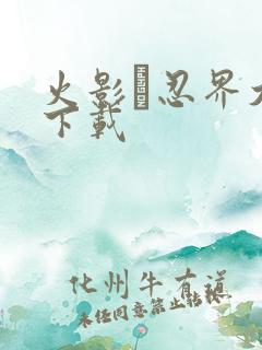 火影·忍界大战下载