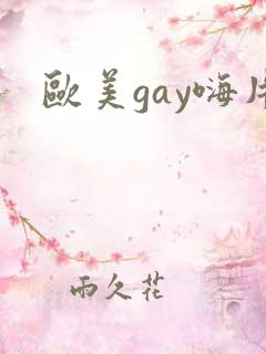 欧美gay嗨片