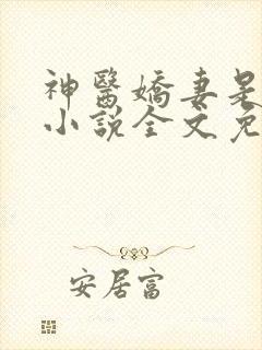 神医娇妻是大佬小说全文免费阅读
