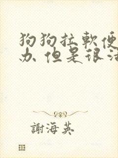 狗狗拉软便怎么办 但是很活泼