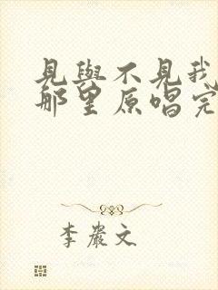 见与不见我都在那里原唱完整版