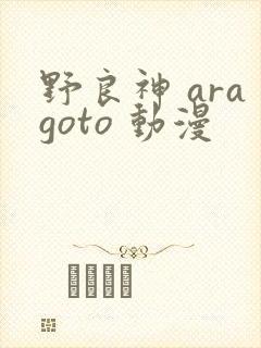 野良神 aragoto 动漫 野良神 aragoto 动漫