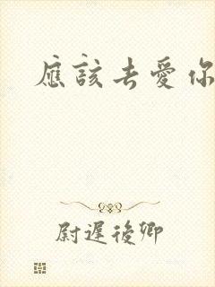 应该去爱你歌词