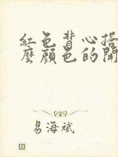 红色背心搭配什么颜色的开衫好看