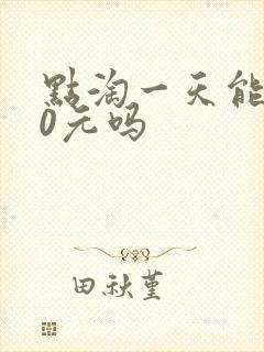 点淘一天能赚10元吗