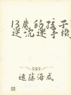 13岁的孩子叛逆沉迷手机怎么办