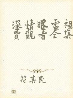 深情眼电视剧免费观看全集高清12集