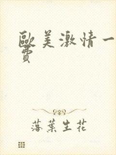 欧美激情一级免费