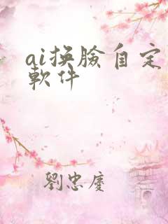 ai换脸自定义软件