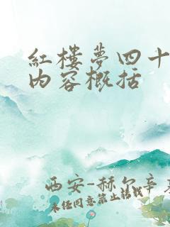红楼梦四十九回内容概括