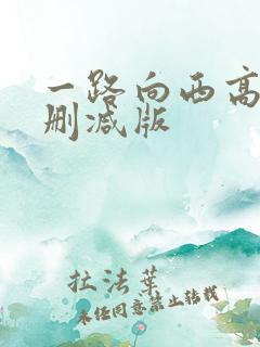 一路向西高清未删减版