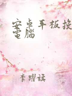 安卓平板投屏到电脑