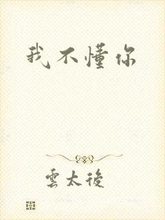 我不懂你