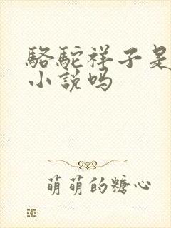 骆驼祥子是现代小说吗