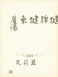 广东健脾健胃的汤