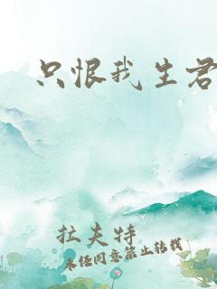只恨我生君未生