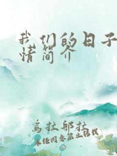 我们的日子 剧情简介