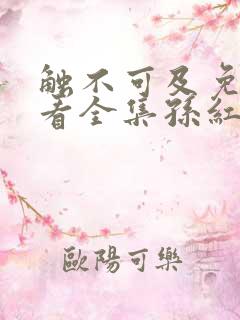 触不可及免费观看全集孙红雷