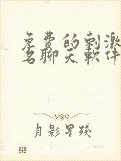 免费的刺激的匿名聊天软件