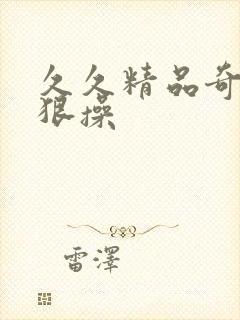 久久精品奇米狠狠操