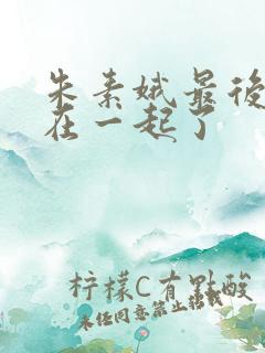 朱素娥最后和谁在一起了