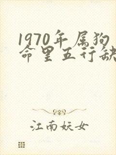 1970年属狗命里五行缺什么