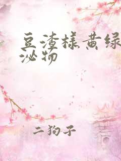 豆渣样黄绿色分泌物