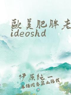 欧美肥胖老太videoshd