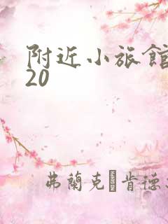 附近小旅馆住宿20