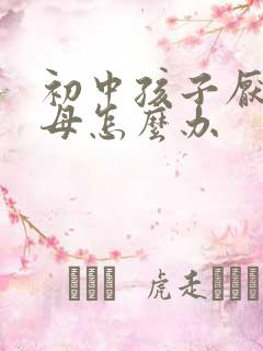 初中孩子厌学父母怎么办